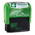 2000Plus Green Line Rectangle Self Inker Stamp (7/8"x2 3/8")